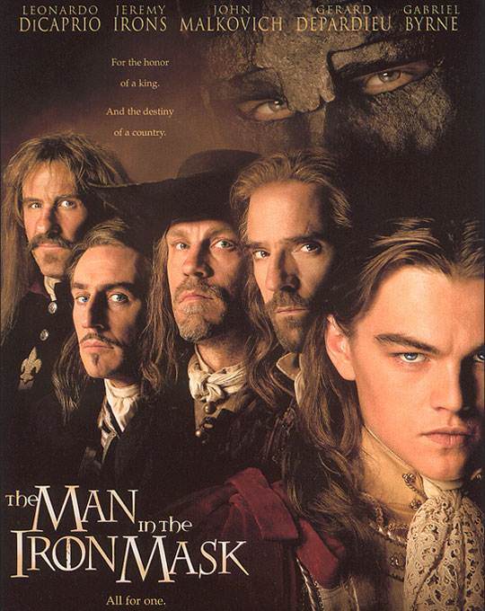 Человек в железной маске постер фильма 1998 год