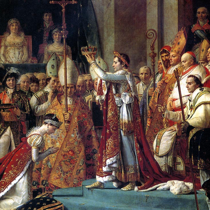 Коронация Наполеона в соборе Парижской богоматери