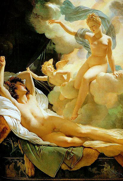 Богиня радуги Ирида и Морфей